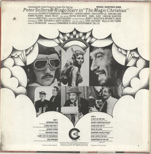 Ringo Starr The Magic Christian - drill-hole vinyl LP album (LP record) US RINLPTH460152