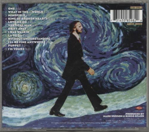 Ringo Starr Vertical Man CD album (CDLP) UK RINCDVE607299