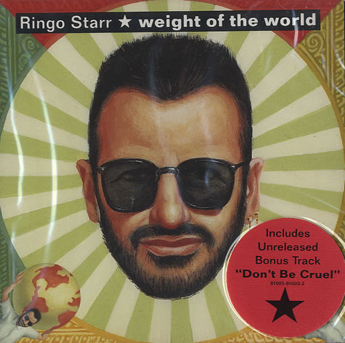 Ringo Starr Weight Of The World CD single (CD5 / 5") US RINC5WE136920