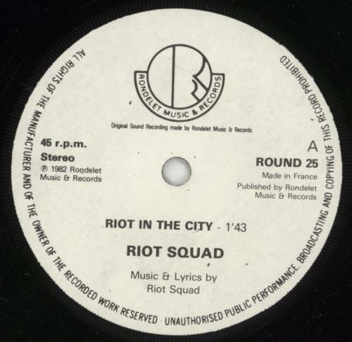 Riot Squad Religion Doesn't Mean A Thing 7" vinyl single (7 inch record / 45) UK 9L807RE866535