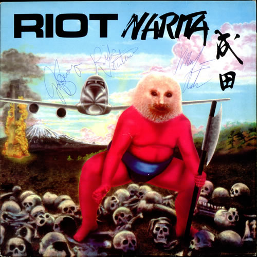 Riot Narita - Autographed vinyl LP album (LP record) UK R/TLPNA512020