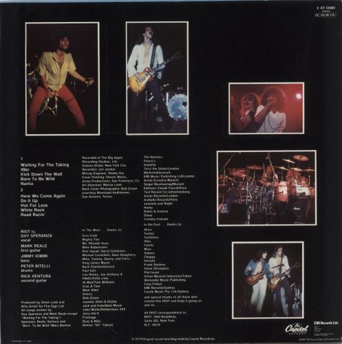 Riot Narita vinyl LP album (LP record) UK R/TLPNA455749