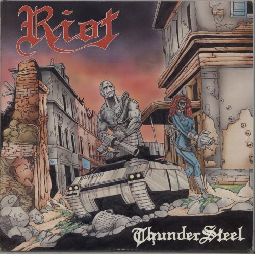 Riot Thunder Steel vinyl LP album (LP record) US R/TLPTH672222
