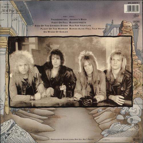 Riot Thundersteel vinyl LP album (LP record) UK R/TLPTH527896