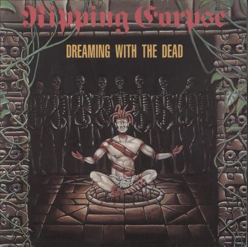 Ripping Corpse Dreaming With The Dead -1st - EX vinyl LP album (LP record) UK 56XLPDR816282