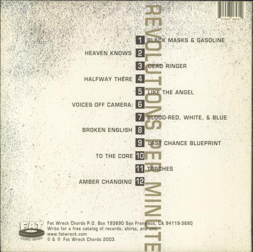 Rise Against Revolutions Per Minute vinyl LP album (LP record) US X1SLPRE833968