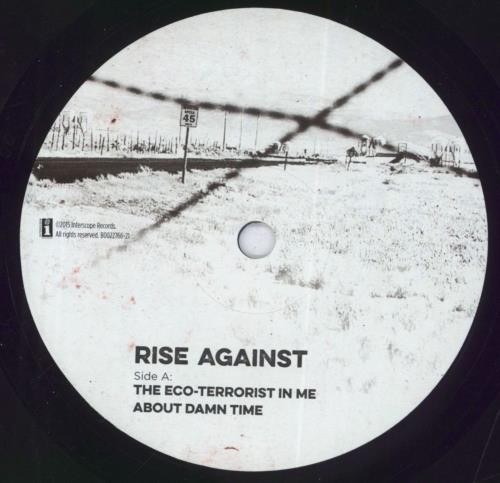 Rise Against The Eco-Terrorist In Me - RSD15 7" vinyl single (7 inch record / 45) US X1S07TH833972