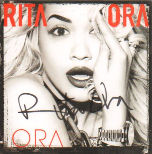 Rita Ora Ora - Autographed CD album (CDLP) UK R9-CDOR615837