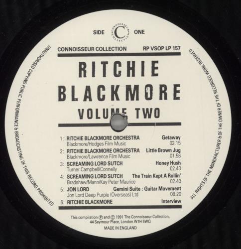 Ritchie Blackmore Rock Profile - Volume Two 2-LP vinyl record set (Double LP Album) UK RBM2LRO521073