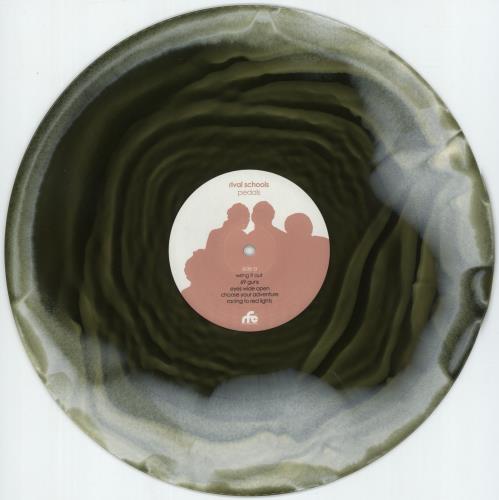 Rival Schools Pedals - Green & Bone Swirl Vinyl vinyl LP album (LP record) US RVHLPPE880256