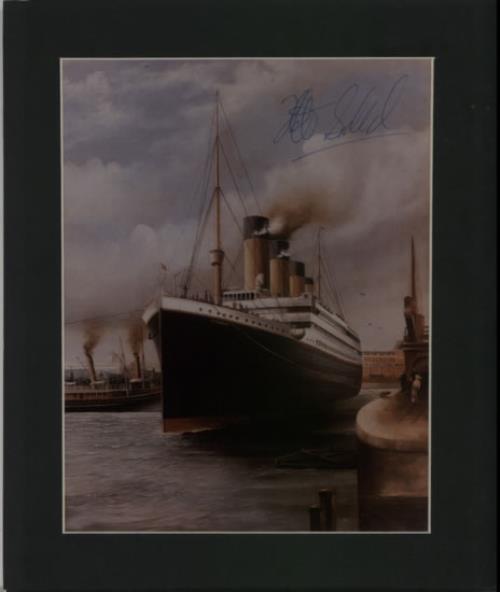 RMS Titanic Autographed Print memorabilia UK R9SMMAU603427