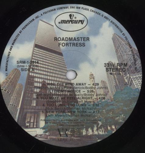 Roadmaster Fortress vinyl LP album (LP record) US 17BLPFO898667