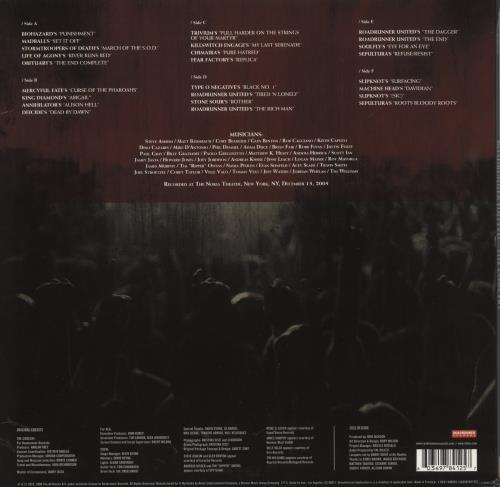 Roadrunner United The Concert 3-LP vinyl record set (Triple LP Album) French RDU3LTH865305