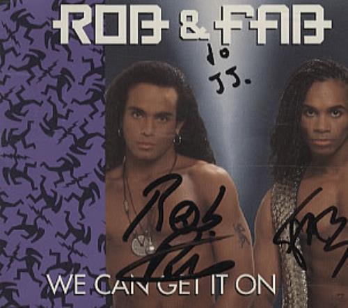 Rob & Fab We Can Get It On - AUTOGRAPHED CD single (CD5 / 5") US R&FC5WE305355