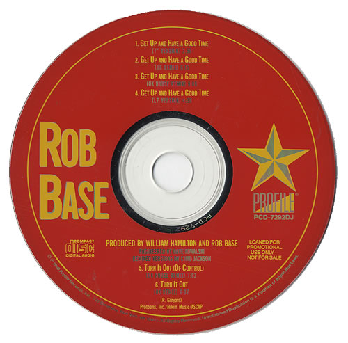 Rob Base & DJ E-Z Rock Get Up And Have A Good Time CD single (CD5 / 5") US EZBC5GE437156