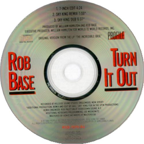 Rob Base & DJ E-Z Rock Turn It Out CD single (CD5 / 5") US EZBC5TU425349
