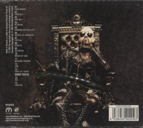 Rob Halford Crucible - Sealed CD album (CDLP) UK OBHCDCR874112