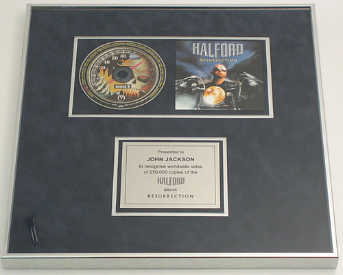 Rob Halford Resurrection award disc UK OBHAWRE355011