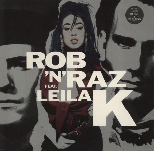 Rob 'N' Raz Rob 'N' Raz Featuring Leila K vinyl LP album (LP record) German RNRLPRO882712