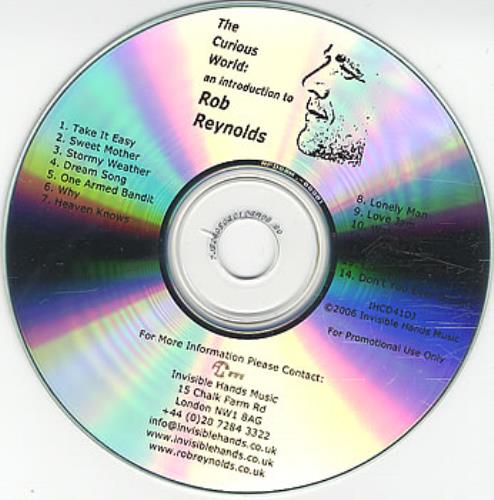 Rob Reynolds The Curious World CD-R acetate UK RRZCRTH384548