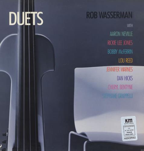 Rob Wasserman Duets vinyl LP album (LP record) US RBWLPDU423288