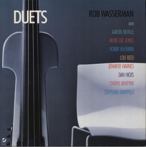 Rob Wasserman Duets vinyl LP album (LP record) German RBWLPDU783678