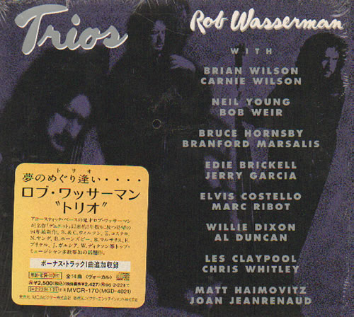 Rob Wasserman Trios CD album (CDLP) Japanese RBWCDTR639622