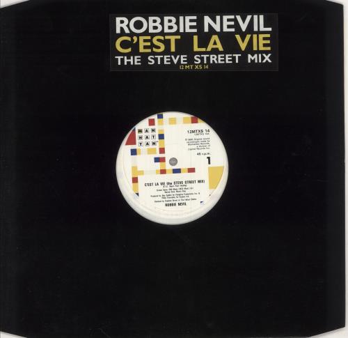 Robbie Nevil C'est La Vie 12" vinyl single (12 inch record / Maxi-single) UK RNV12CE177611
