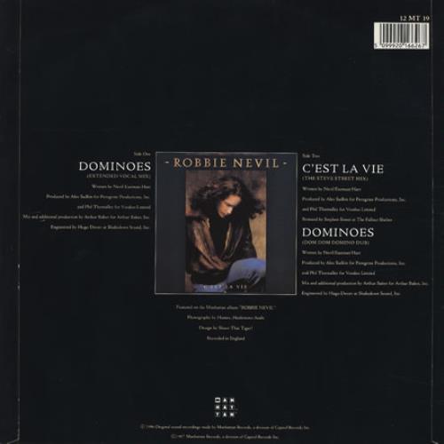 Robbie Nevil Dominoes - Double Pack 12" vinyl single (12 inch record / Maxi-single) UK RNV12DO116208