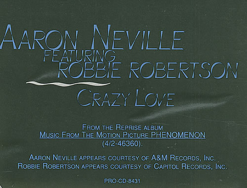 Robbie Robertson Crazy Love CD single (CD5 / 5") US RRNC5CR409969