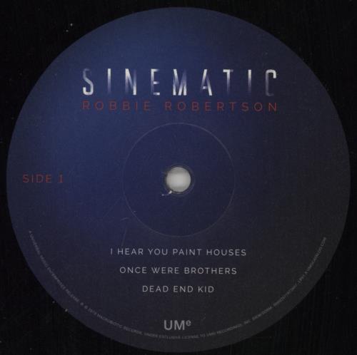 Robbie Robertson Sinematic 2-LP vinyl record set (Double LP Album) UK RRN2LSI861847