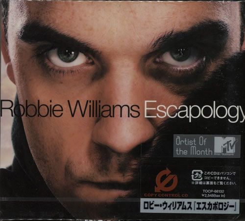 Robbie Williams Escapology CD album (CDLP) Japanese RWICDES243948