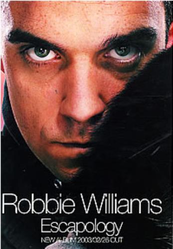Robbie Williams Escapology handbill Japanese RWIHBES261515