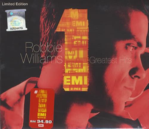 Robbie Williams Greatest Hits CD album (CDLP) Malaysia RWICDGR354453