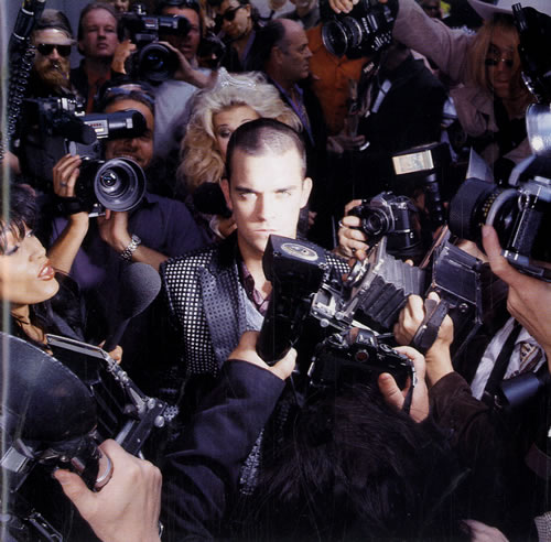 Robbie Williams Life Thru A Lens - Autographed CD album (CDLP) UK RWICDLI230041