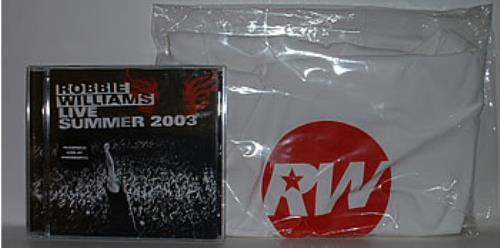 Robbie Williams Live Summer 2003 + Vest CD album (CDLP) Thailand RWICDLI275848