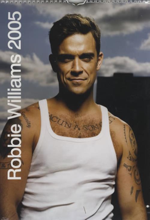 Robbie Williams Official Calendar 2005 calendar UK RWICAOF304313