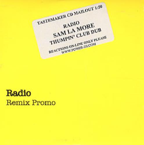 Robbie Williams Radio - Remix + stickered sleeve CD single (CD5 / 5") European RWIC5RA305504