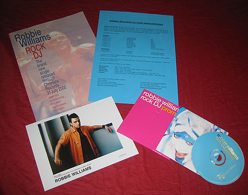 Robbie Williams Rock DJ memorabilia UK RWIMMRO337943