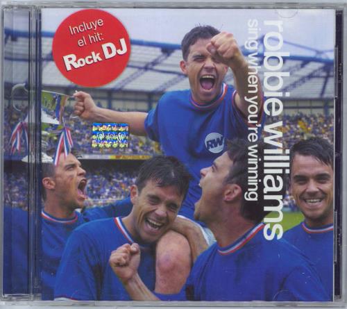 Robbie Williams Sing When You're Winning CD album (CDLP) Argentinean RWICDSI232318