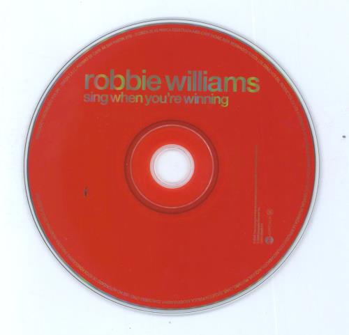 Robbie Williams Sing When You're Winning CD album (CDLP) Argentinean RWICDSI232318