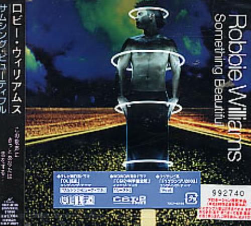 Robbie Williams Something Beautiful CD single (CD5 / 5") Japanese RWIC5SO255314