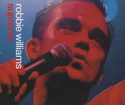 Robbie Williams Supreme CD single (CD5 / 5") UK RWIC5SU231485