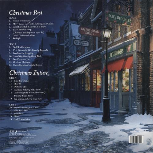 Robbie Williams The Christmas Present - EX 2-LP vinyl record set (Double LP Album) UK RWI2LTH873526