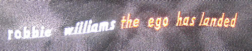 Robbie Williams The Ego Has Landed memorabilia US RWIMMTH337698