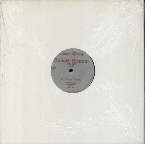 Robert Armani 98 12" vinyl single (12 inch record / Maxi-single) US YOE12854200