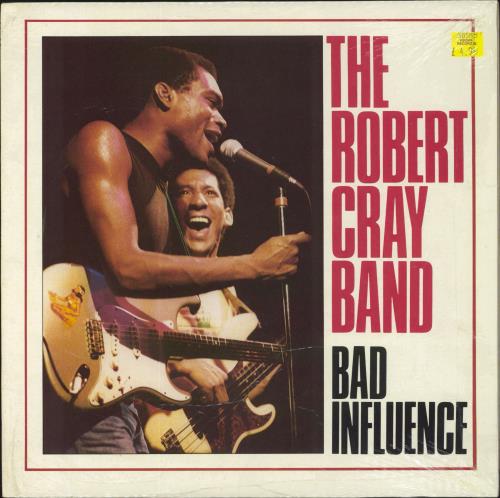 Robert Cray Bad Influence - shrink vinyl LP album (LP record) UK ROCLPBA825566