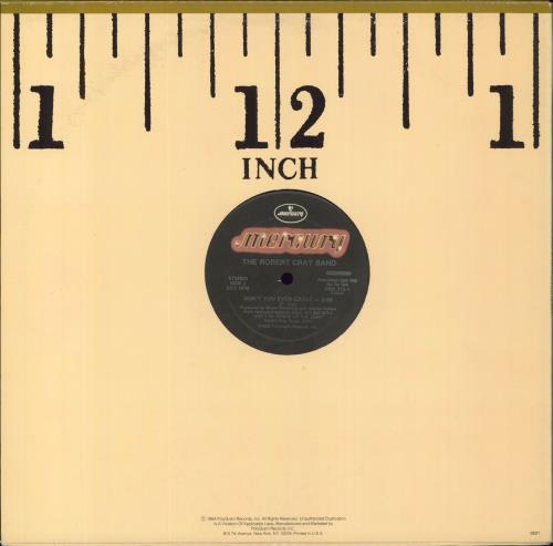 Robert Cray Don't You Even Care? 12" vinyl single (12 inch record / Maxi-single) US ROC12DO803253