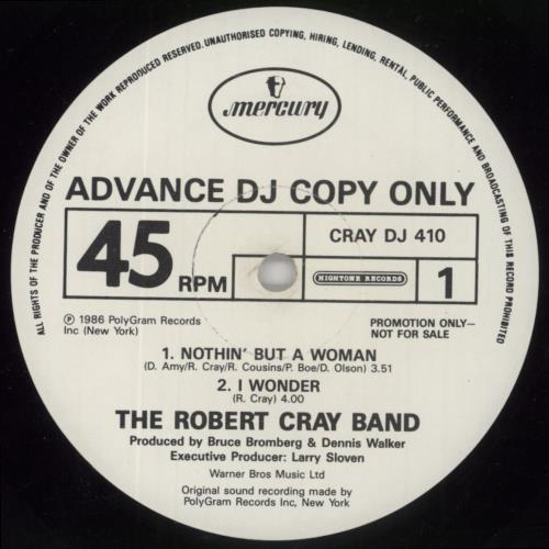 Robert Cray Nothin' But A Woman 10" vinyl single (10 inch record) UK ROC10NO388324