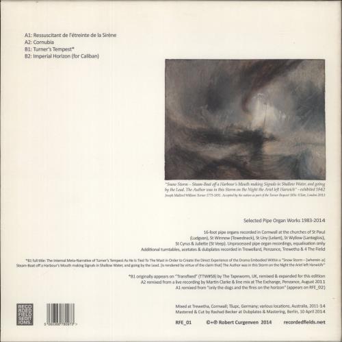 Robert Curgenven SIR�NE vinyl LP album (LP record) UK 9TKLPSI879698